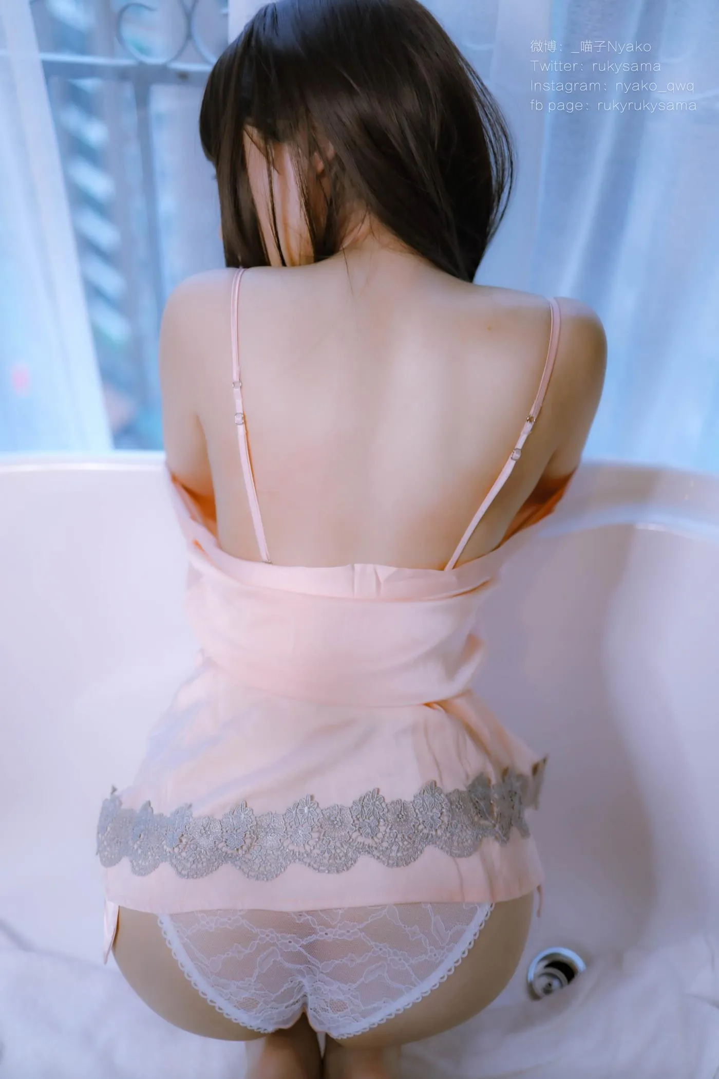 Nyako喵子 – NO.29 妄想彼女同棲生活-丝绸睡衣 [80P]插图2